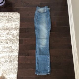 Medium-wash bootcut Levi’s